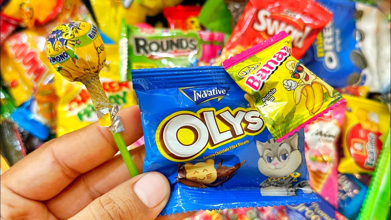 Banana Lollipops Yummy Rainbow Candies Chocolates And Lollipops