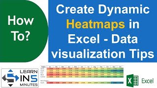 How to Create Dynamic Heat Maps in Excel | Master Data Visualization in Excel | Learn in 5 Minutes