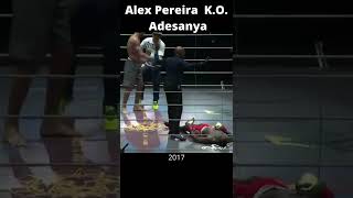 Alex Pereira K O  Adesanya #shorts