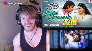 Mathu Nannavalu-Video Song | Darshan Thoogudeepa  (REACTION By Foreigner) | Navya Nair | Gaja D Boss