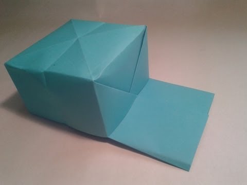 Origami - How to make an easy baseball hat Origami - How to make an easy baseball hat