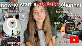 how to start & grow a YOUTUBE channel 📸✨️ *blow up on youtube*