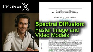 Spectral Diffusion: Faster Image and Video Models