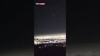 Şili’de meteor gökyüzünü aydınlattı