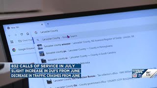 Lancaster County Sheriff’s Office responds to 68 criminal arrests in July