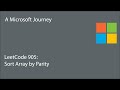 LeetCode 905 - Sort Array by Parity: A Microsoft Journey