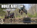 Jumping My Can-Am Renegade Into A Pond!! *INSANE*