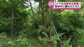 【クマに注意】散歩中に７０代の男性が襲われケガ　県が「クマ出没警戒注意報」を発表　《新潟》