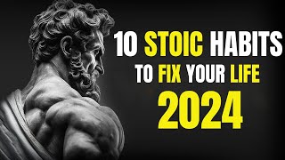 10 STOIC Habits To Practice In 2024  #stoicism  Marcus Aurelius