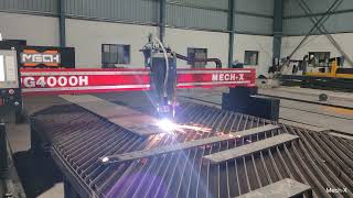 Mech-X CNC Plasma Cutting Machine 5500mm x 14000mm with Hypertherm Maxpro 200. #mechx #cnc