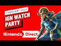 Nintendo Direct NVC Watch Party Livestream & Aftershow - February 8, 2023