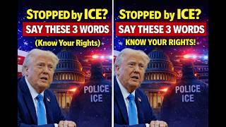 Stopped by ICE? Say These 3 Words to Avoid Arrest! (New Rights)