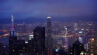 Victoria Peak Sunset Time-lapse ✈️ Hong Kong