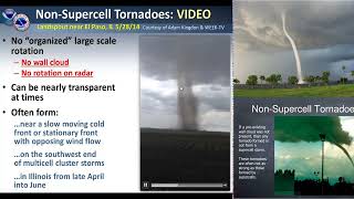 Non supercell tornado formation