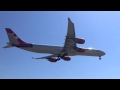 Virgin Atlantic Airbus A340-600 Landing AT LAX