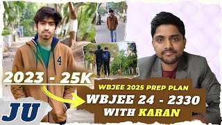 25k to 2k | WBJEE 2025 Preparation Strategy - JU Student | Jadavpur | Exam Plan, Books \u0026 PYQs