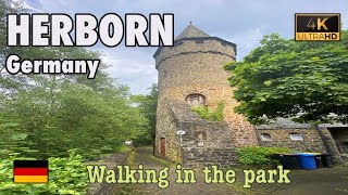 Walking around HERBORN, Germany 🇩🇪 #walkthrough - 4K