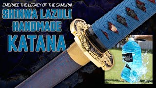 TrueSwords: Embrace the Legacy with the Shinwa Lazuli Handmade Katana!