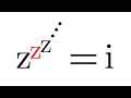 An Infinite Exponential Tower | Problem 216