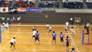 ❼大阪体育大学vs京都産業大学2016.5.22関西大学連盟男子1部春季上位リーグ最終日