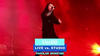 FALLING IN REVERSE - Popular Monster LIVE vs STUDIO