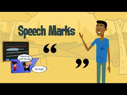 Do you need speech marks in speech bubbles?
