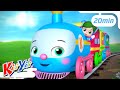 KiiYii - Choo Choo Train | @KiiYii Nursery Rhymes & Songs For Kids | Educational Videos