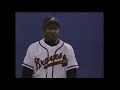 Omar Vizquel knocks in Kenny Lofton on a bad error by Mike Devereaux (1995 World Series)