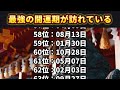 【最強の開運期が訪れている】 誕生日ランキング top 100 金運 誕生日占い