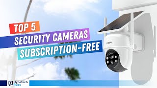 ▶️ Top 5 Best Outdoor Security Cameras Without Subscription 2025 (4K/2K & Budget Picks!)