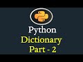 Python Dictionary Data Structure Part 2#16