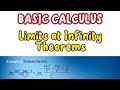 Limits at Infinity Theorems Example 2 #calculus #basiccalculus #limitofafunction #limitsatinfinity