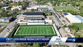 Get a glimpse of Des Moines' new Mediacom Stadium ahead of its first football game