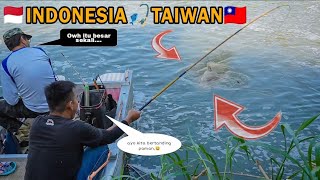 Heboh!!! Kedua pemancing beda negara dibuat KOCAR-KACIR ikan² besar