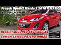 Mazda 2 R 2010 AT rubah warna Soul Red 46V CX5 / CX3 Merah Candy