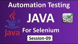 Automation Testing | JAVA | Session-9 #java #selenium