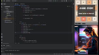 ASMR Programming - Python PyGame 2048 Game - No Talking - Chill beats