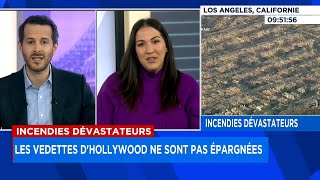 Incendies dévastateurs: les vedettes d'Hollywood ne sont pas épargnées