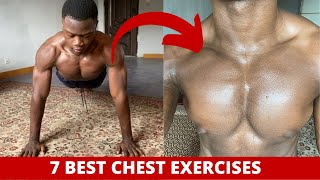 7 Exercises that make your chest grow fast (NO EQUIPMENT) | Home Exercises