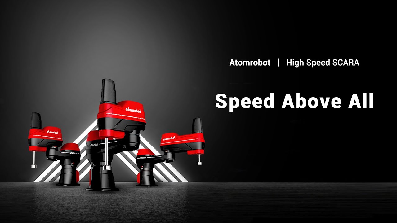 Atomrobot Introducing High Speed Scara Robots St Series Youtube