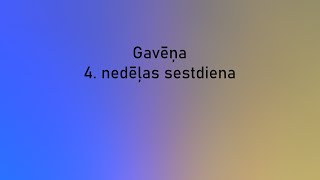 Gavēņa 4. nedēļas sestdienas dievkalpojums