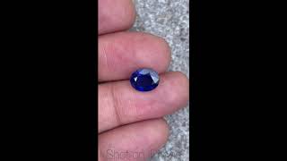 Blue Sapphire, 3.48ct - Mined in Kashmir | Certified by GIA \u0026 IGI