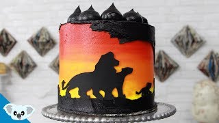 The Lion King Silhouette Cake | Birthday Party Ideas| Cake Art | Koalipops