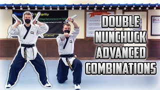 Double Nunchuck Advanced Combinations #Shorts #martialarts #nunchaku