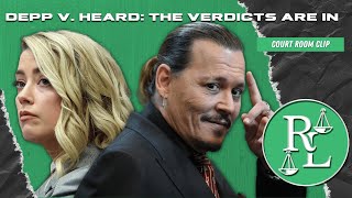 The Verdicts Are in For the Johnny Depp v Amber Heard Trial: Johnny Depp WINS! | Lawyers React