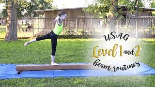 USAG Level 1 and 2 Beam Routines | Buttercup SGG