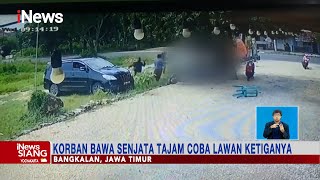 Detik-detik Carok Satu Lawan Tiga Orang di Bangkalan #iNewsSiang 09/03