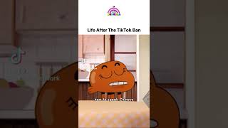 LIFE AFTER THE TIKTOK BAN #gumball #funny #shorts