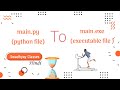 How to Coverting .py to .exe | Convert any python file to .exe | Python tutorial