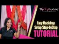 Easy backdrop setup for beginners